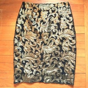 NWT Nanette Lepore Sequin Skirt